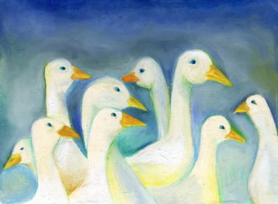 Gaggle, 2012 by Nancy Moniz Charalambous